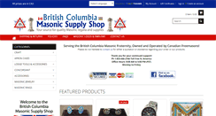 Desktop Screenshot of bc.masonicsupply.ca